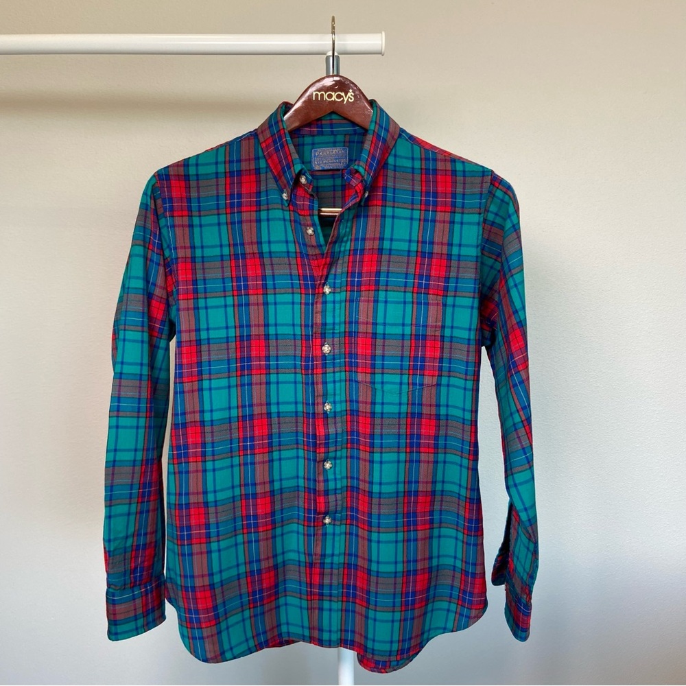 Pendleton Vintage Plaid Shirt Large
